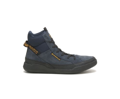 Caterpillar CODE Hex Hi Utility Sneakers Dame Mørkeblå | JGTYE-1850