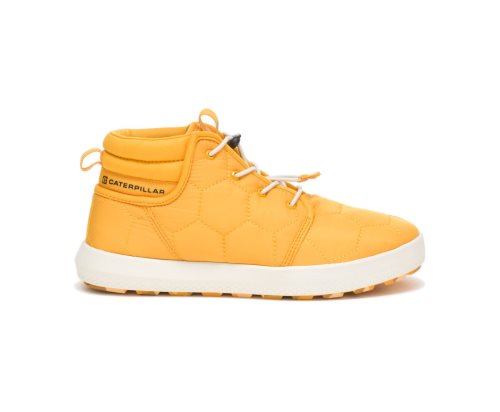 Caterpillar CODE Scout Mid Sneakers Dame Gul | VWEQJ-9176