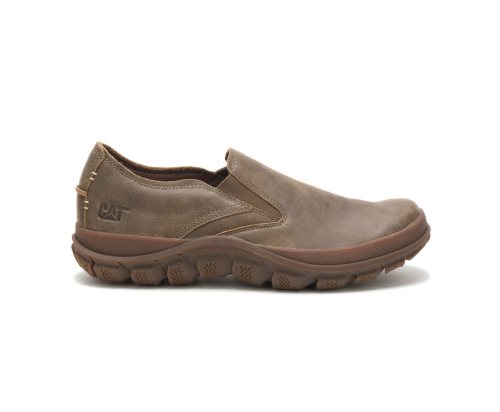 Caterpillar Fused Slip On Sneakers Herre Brune Grøn | UICAE-7048