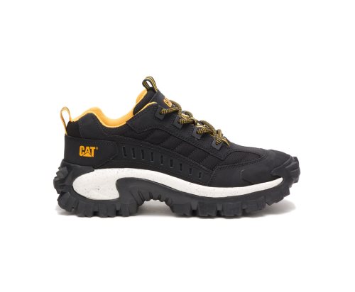 Caterpillar Intruder Casual Sko Dame Black/White | QMAHI-7604