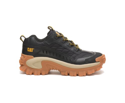 Caterpillar Intruder Casual Sko Dame Black/Brown | YXGAN-5871