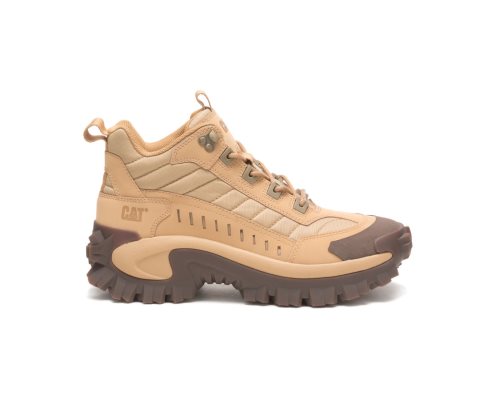 Caterpillar Intruder Mid Sneakers Dame Brune | ZJNMY-2513