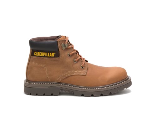 Caterpillar Outbase Waterproof Arbejdsstøvler Herre Brune | HWTGX-3415