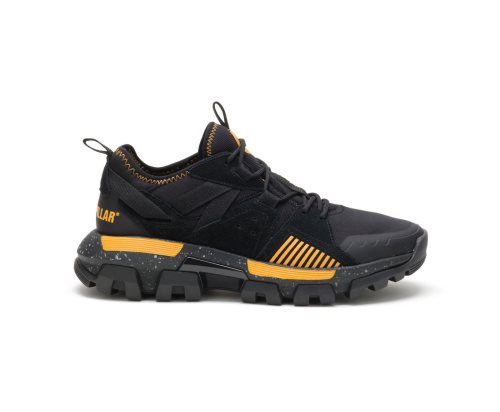 Caterpillar Raider Sport Sneakers Dame Black/Yellow | JDVXR-2591