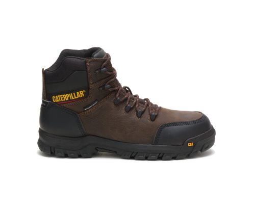 Caterpillar Resorption Waterproof Composite Tå Arbejdsstøvler Herre Brune | UBNLV-8750