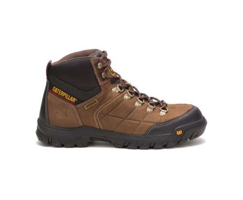 Caterpillar Threshold Waterproof Arbejdsstøvler Herre Brune | IFGTQ-3814